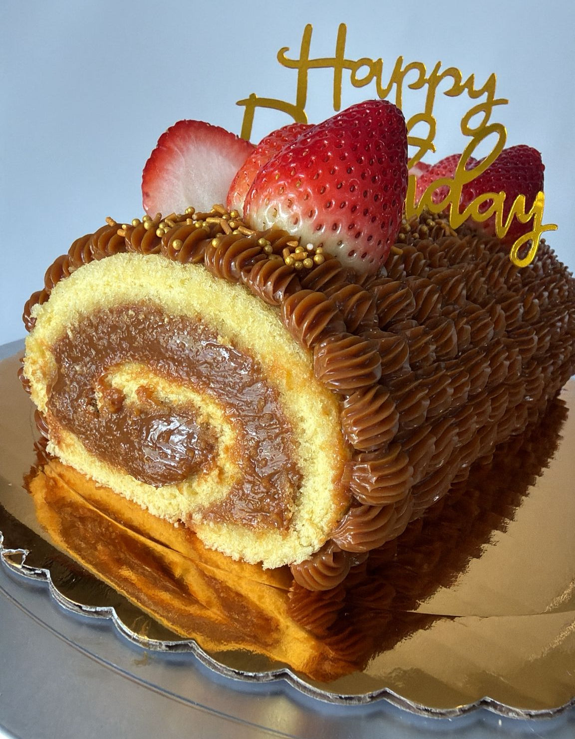 Dulce de Leche Swiss Roll
