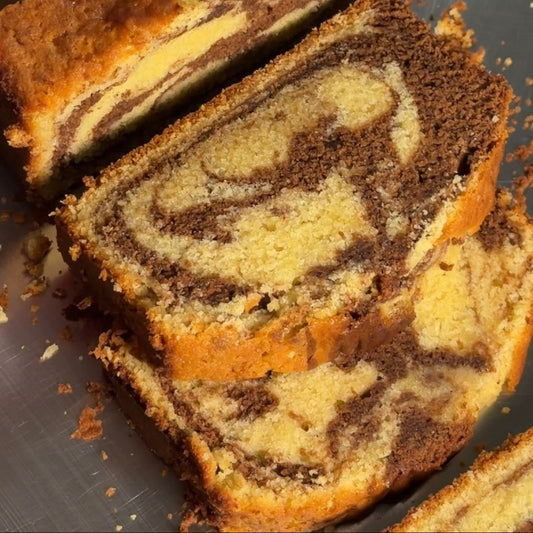 Pound Cake Style Marble Cake